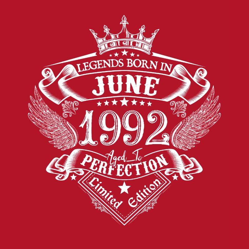 Juni 1992 Geburtstag Juni 1992 Juni Geschenk