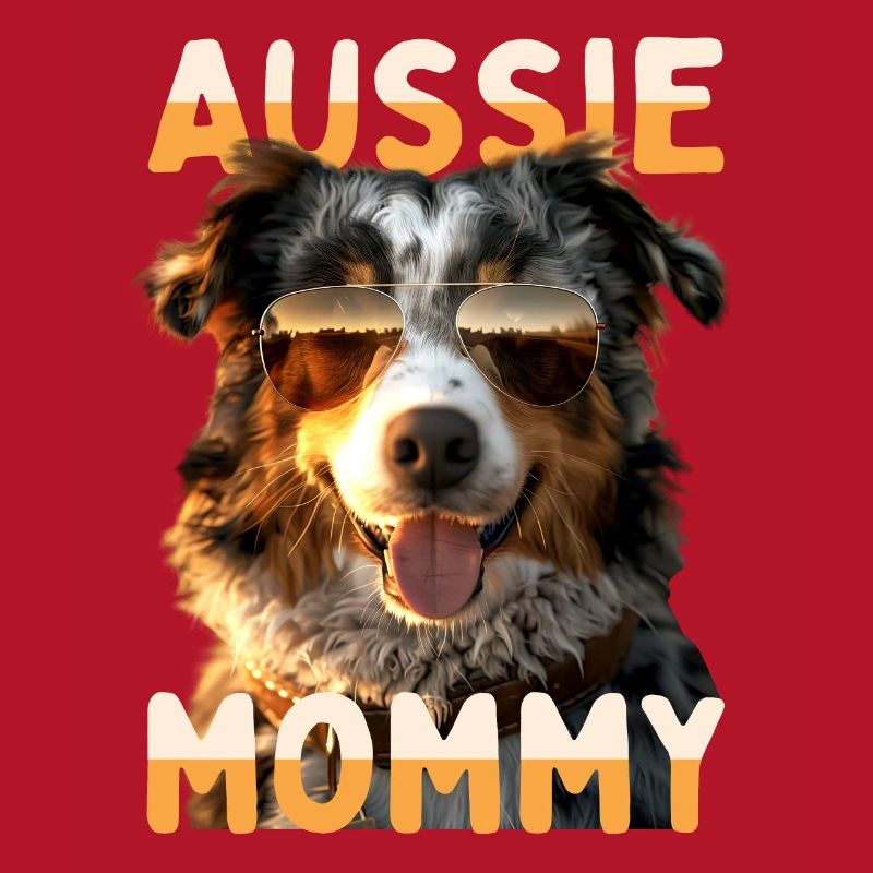 Aussie Mommy Muttertag Mom Australian Shepherd