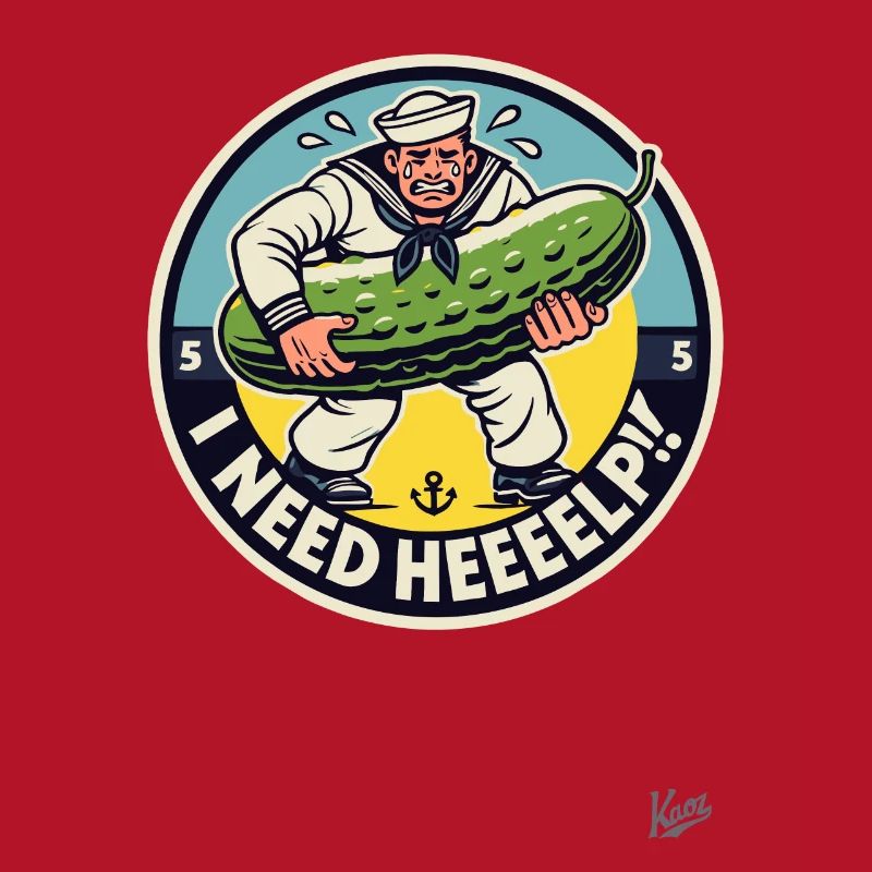 Sweating sailor needs help with the cucumber