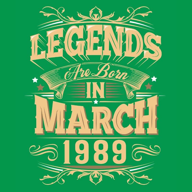 March 1989 Birthday Legend
