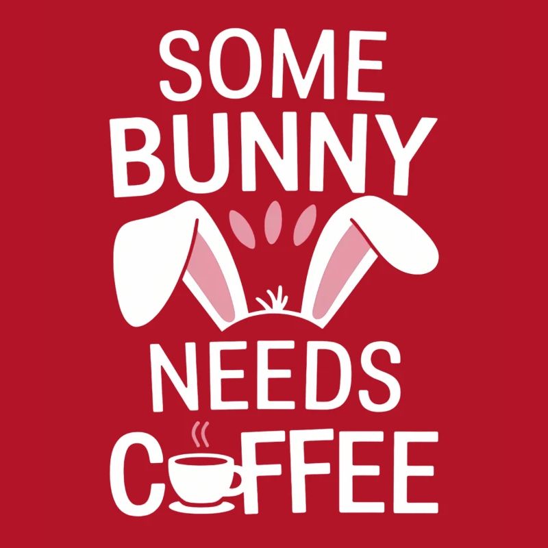 Coffee Easter Saying Coffee Easter Bunny