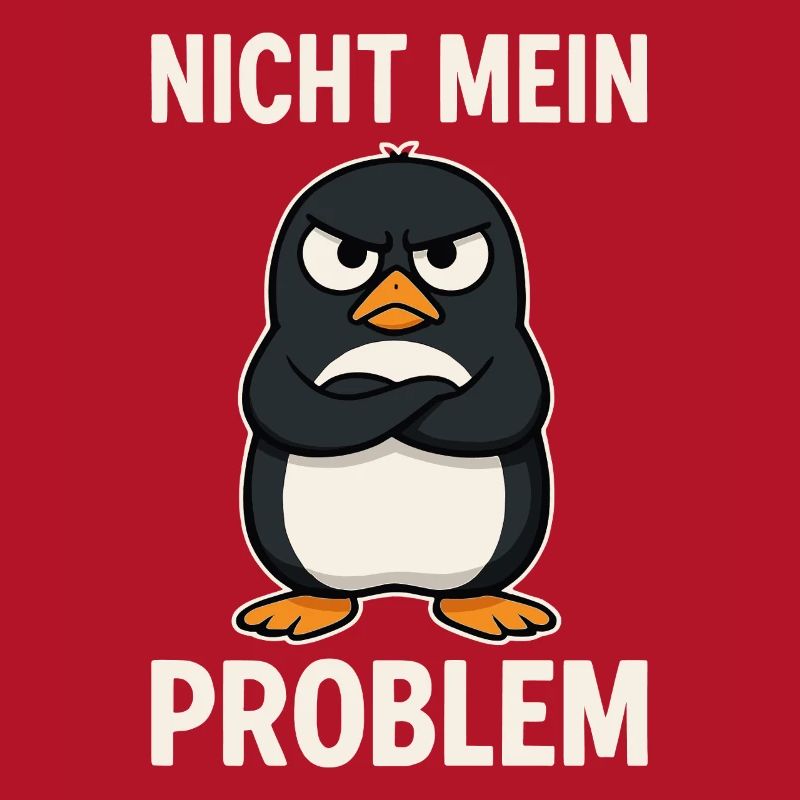 Grimmiger Pinguin – Nicht mein Problem