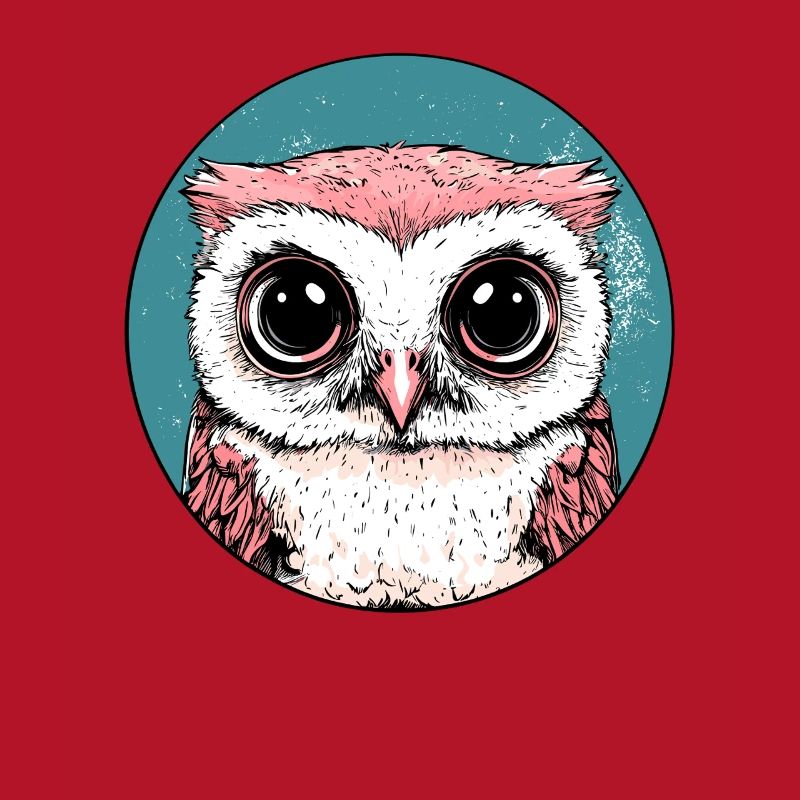 Große Augen Eule