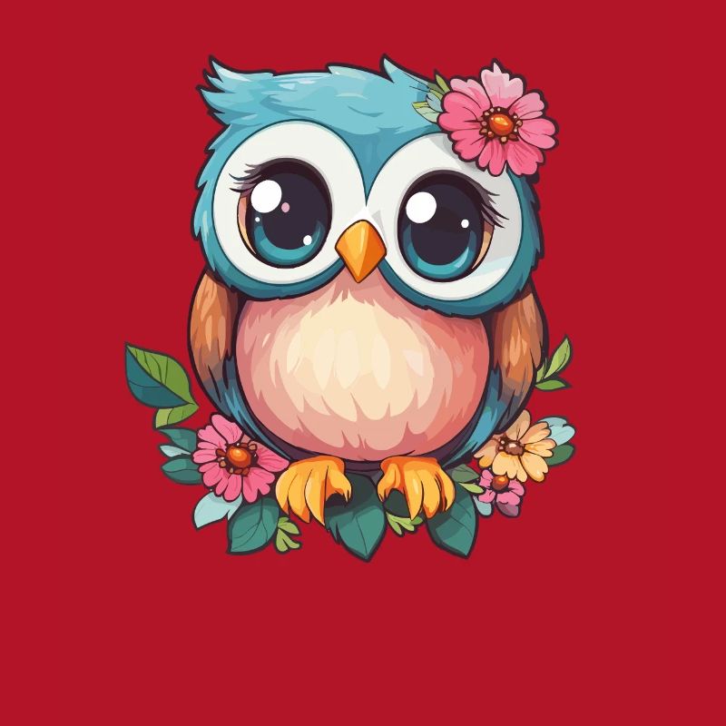 Blümchen Eule mit Charme