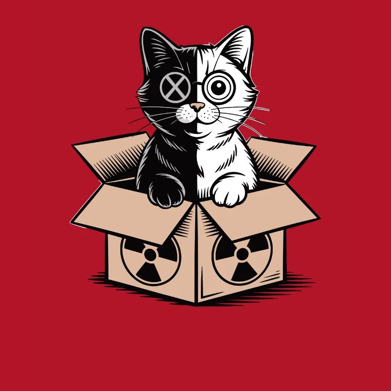 Le chat dans une boîte de Schrödinger : la déclaration du nerd quantique