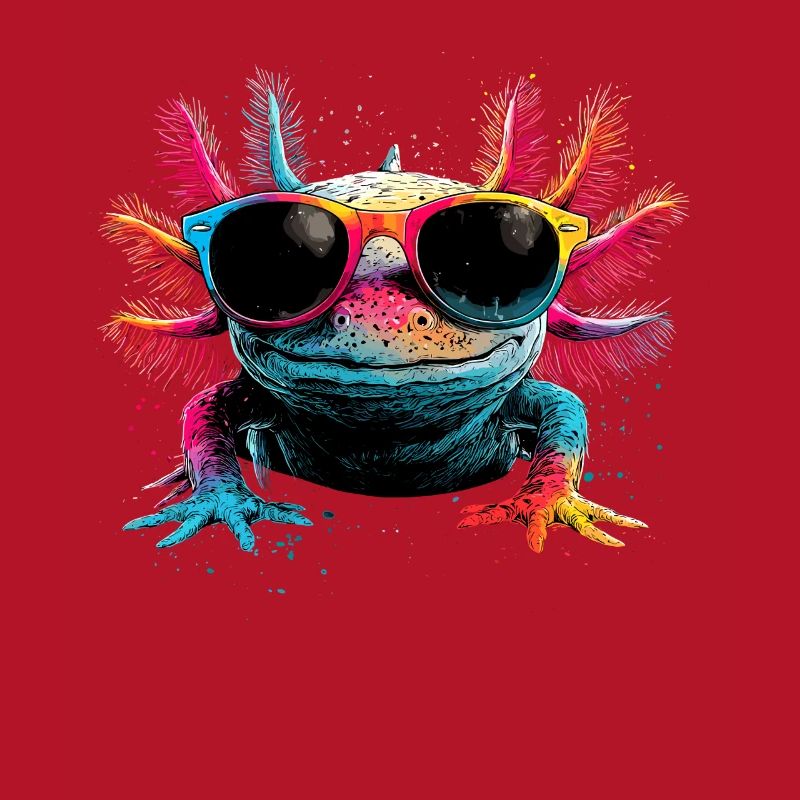 Axolotl Petite queue de triton Queue mignon Axolotl