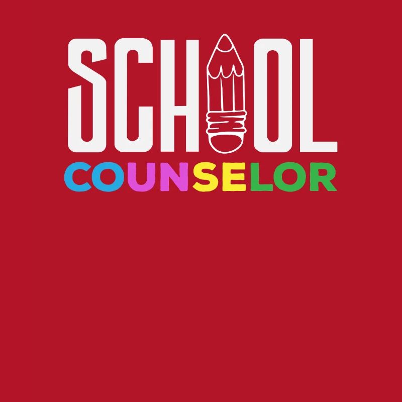 Conseiller d’école Conception de crayon de couleur