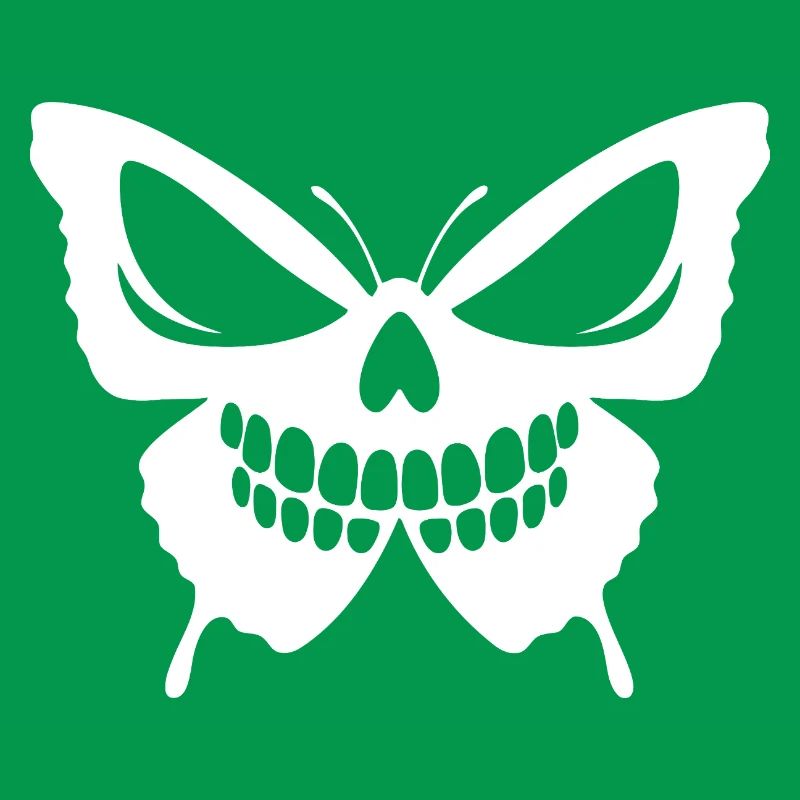 Conception complexe de crâne de papillon