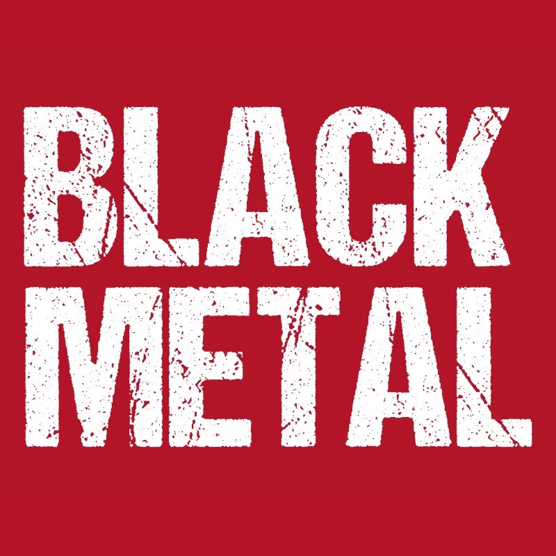 Black Metal Distressed Text
