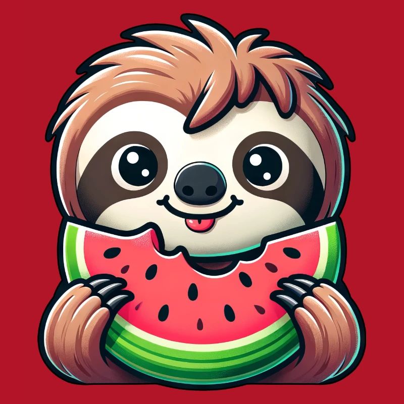 Sloth, Summer Fruit, Melon