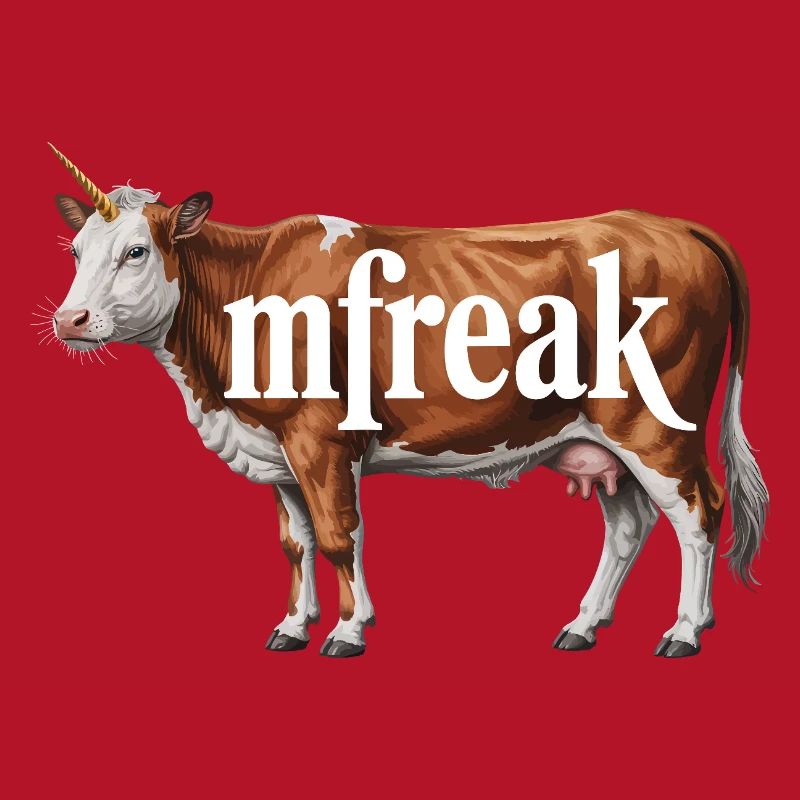 Typographie de vache étrange Tee