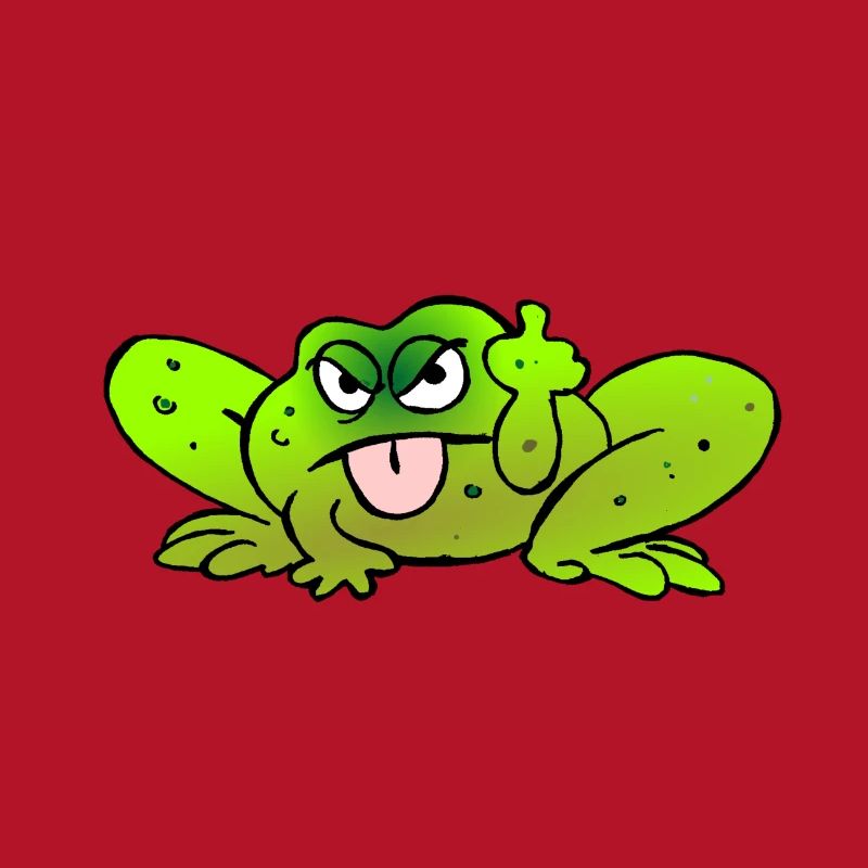 Toad pulls the tongue