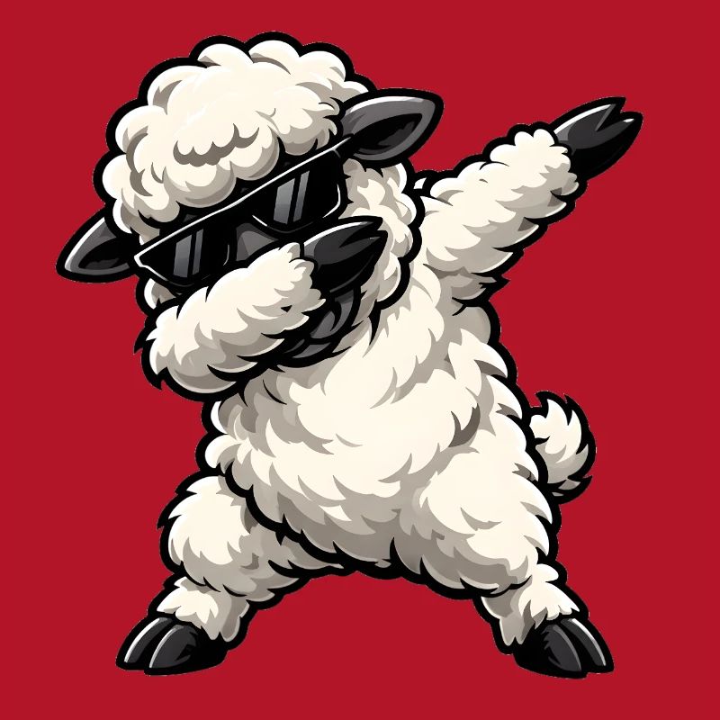 Dabbing Schaf