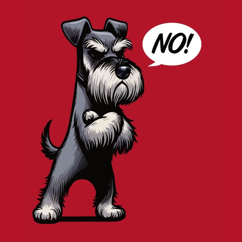 Pas de Schnauzer Schnauzer géant Propriétaire de Schnauzer