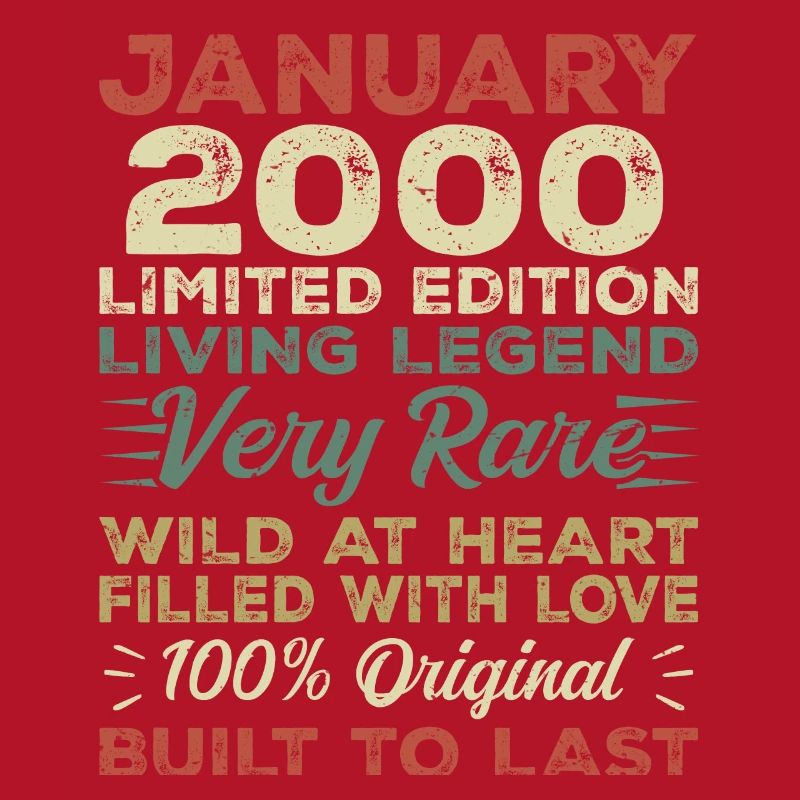 Januar 2000 Geburtstag - Januar 2000, January 2000