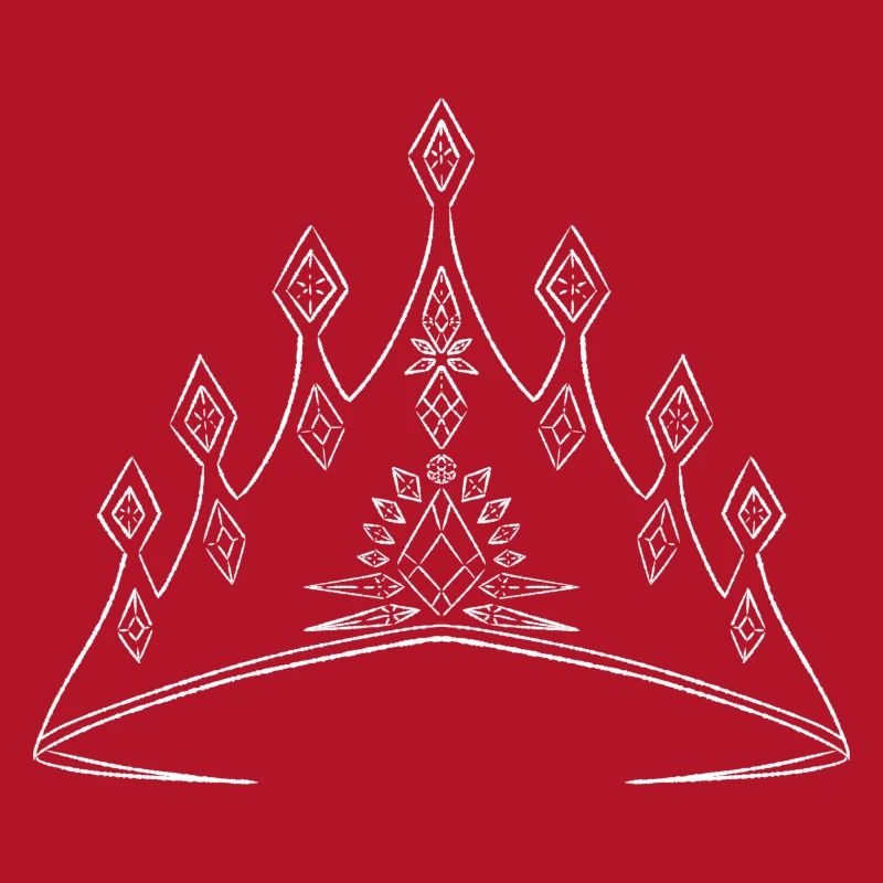 Elegant crown with geometric pattern