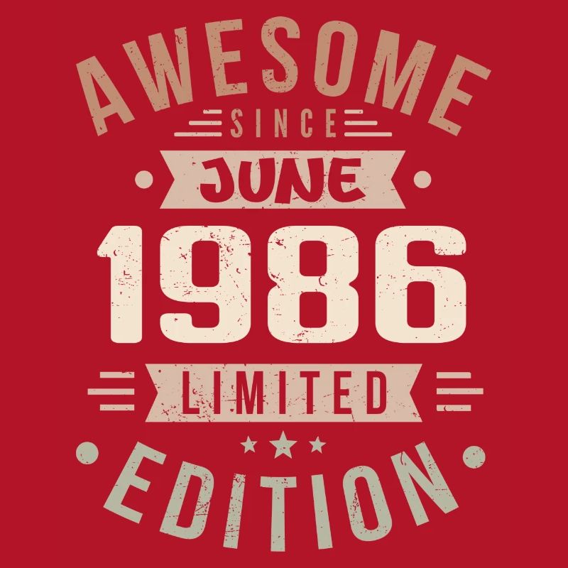Juni 1986 Geburtstag Juni 1986 Geschenk Juni 1986