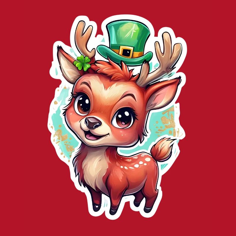 Cadeau de cerf pour la Saint-Patrick