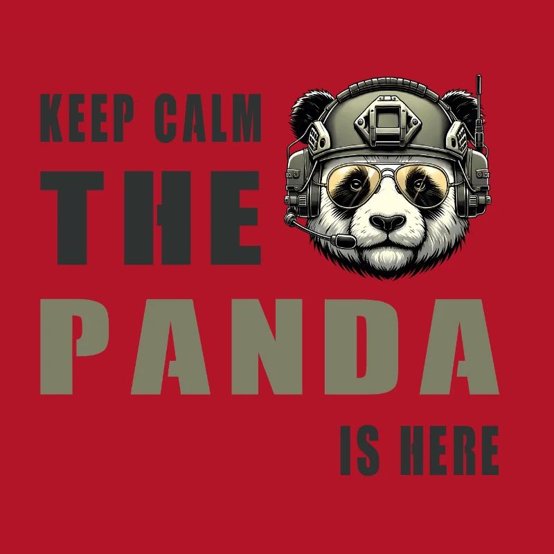 Panda tactique – Restez calme