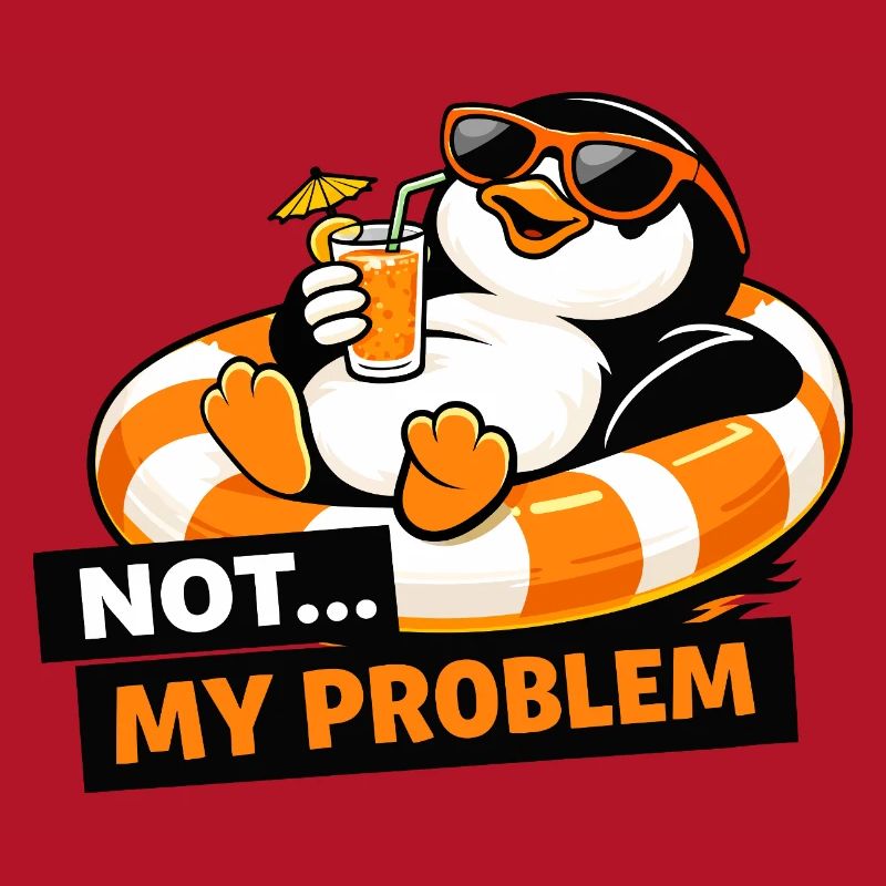 Not My Problem Penguin Chill