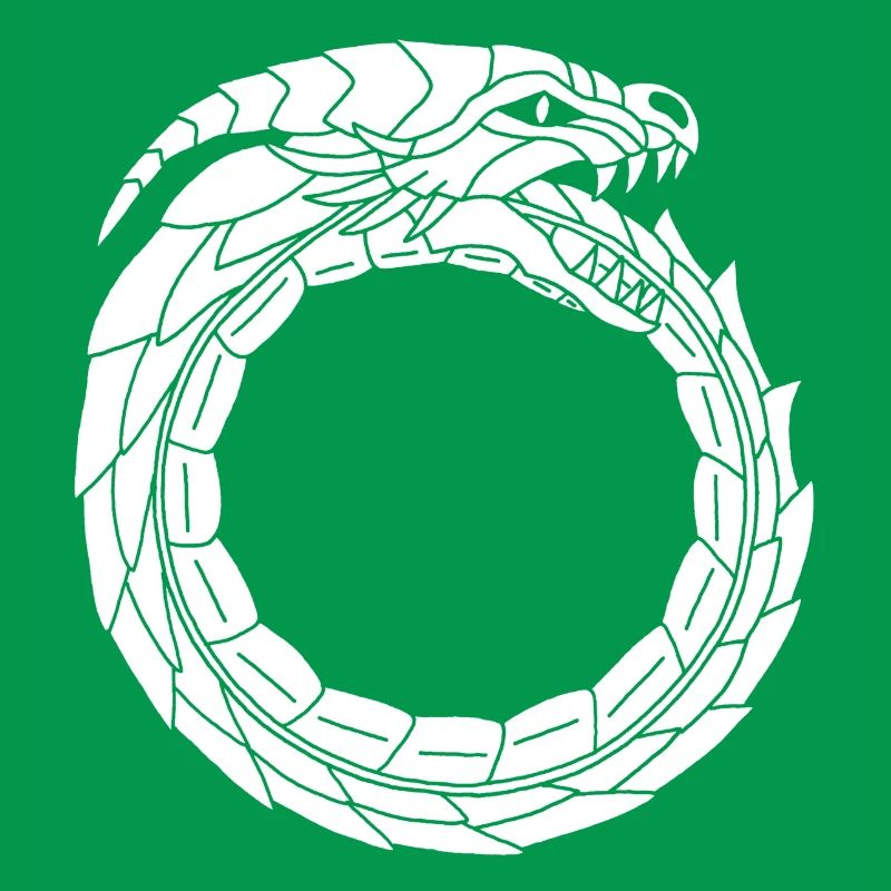 Dragon blanc dévoreur