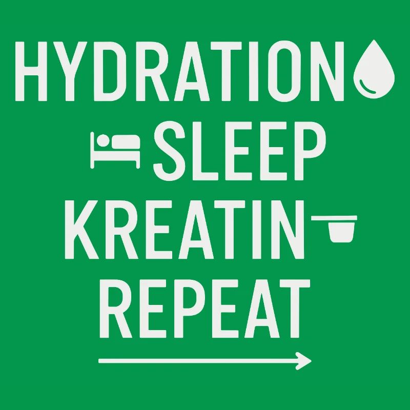 Hydration Sleep Creatine Repeat