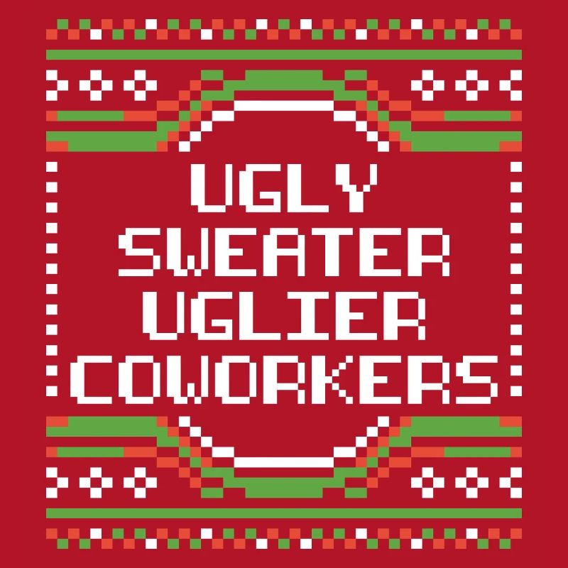 Pull de Noël moche de bureau Pull humoristique de bureau