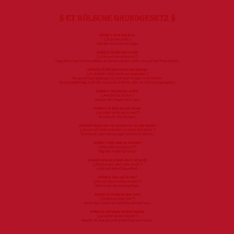 Et Kölsche Basic Law - Et Kölsche Basic Law