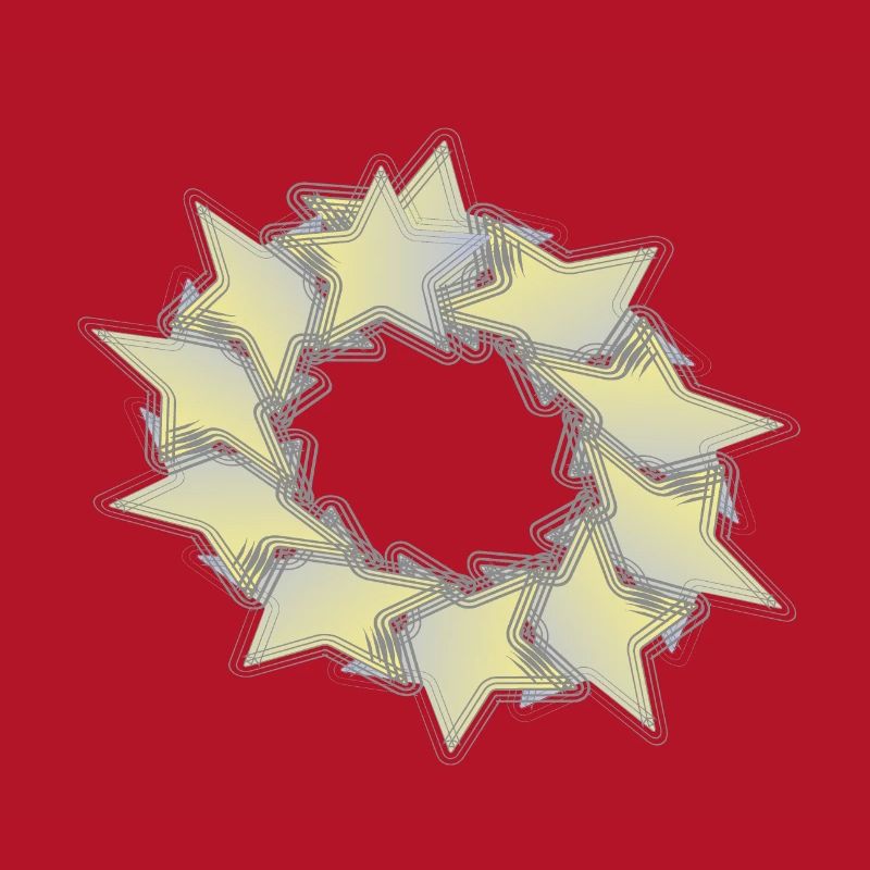 Pattern Star Circle effect