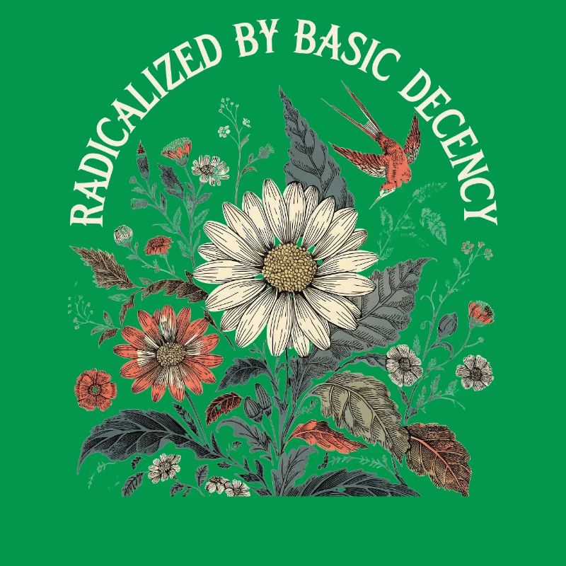Radicalized By Basic Decency Retro Shirt