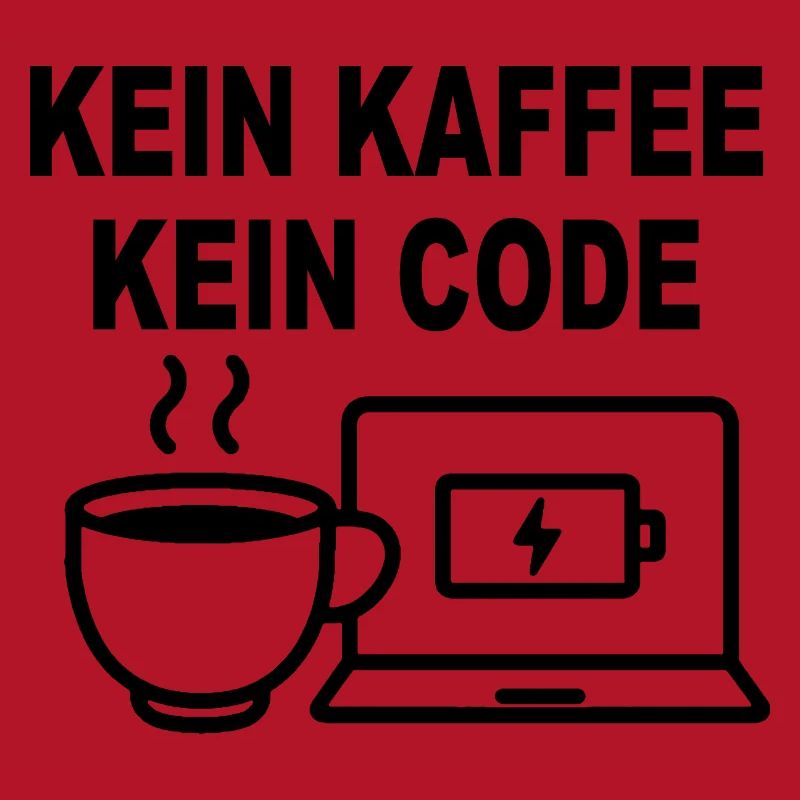 Kein Kaffee Kein Code - Conception de programmeur amusant