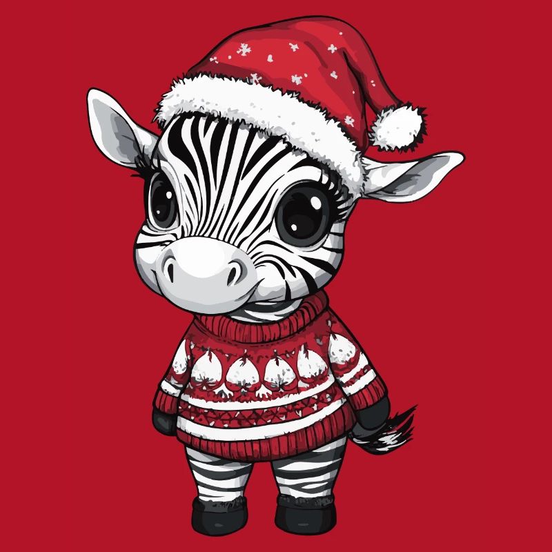 Zebra Christmas Comic