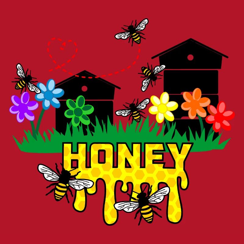 Honiggewächshäuser oder Bienenstöcke mit Bienen