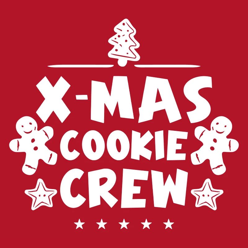 Équipe de cuisson des biscuits de Noël