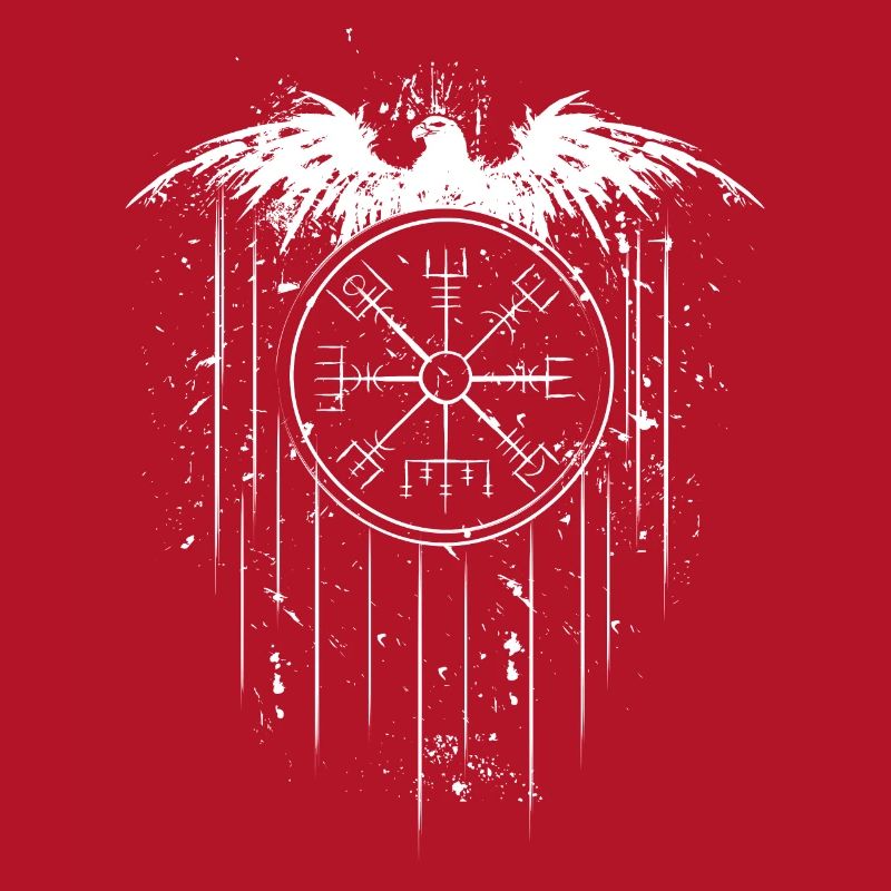 Vegvisir Runic Compass - Eagle Celts Vikings