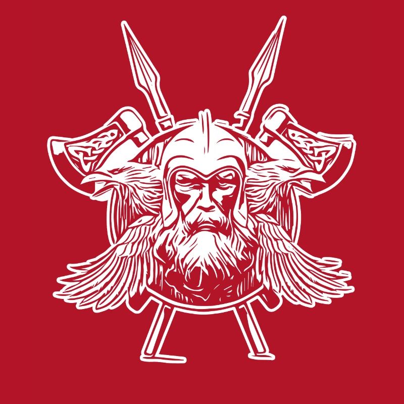 Odin Raben Wikinger Äxte