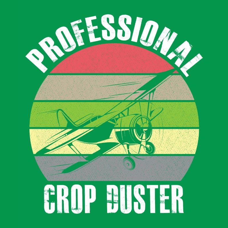 Cropdusting in Progress Crop Dusting Duster Plane