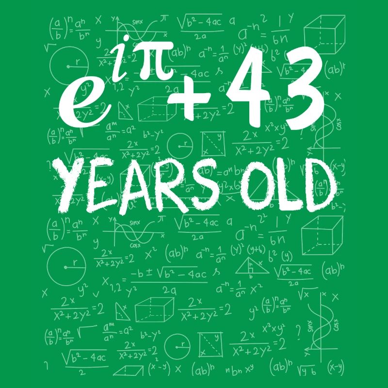 42e anniversaire 42 ans Euler Identité cadeau math
