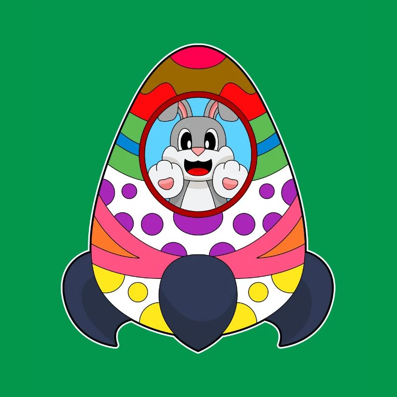Rabbit Easter Rocket