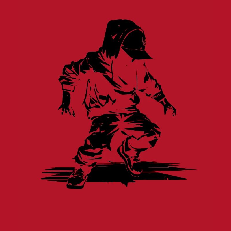 Illustration de danseuse de breakdance
