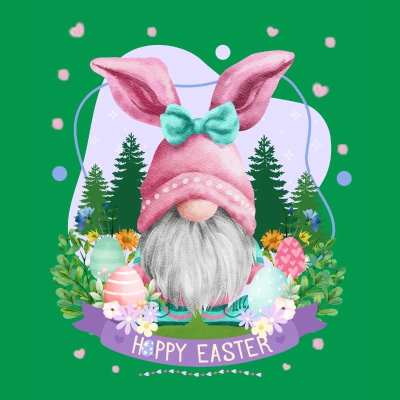 Hoppy Gnome Easter - Easter Gift Idea