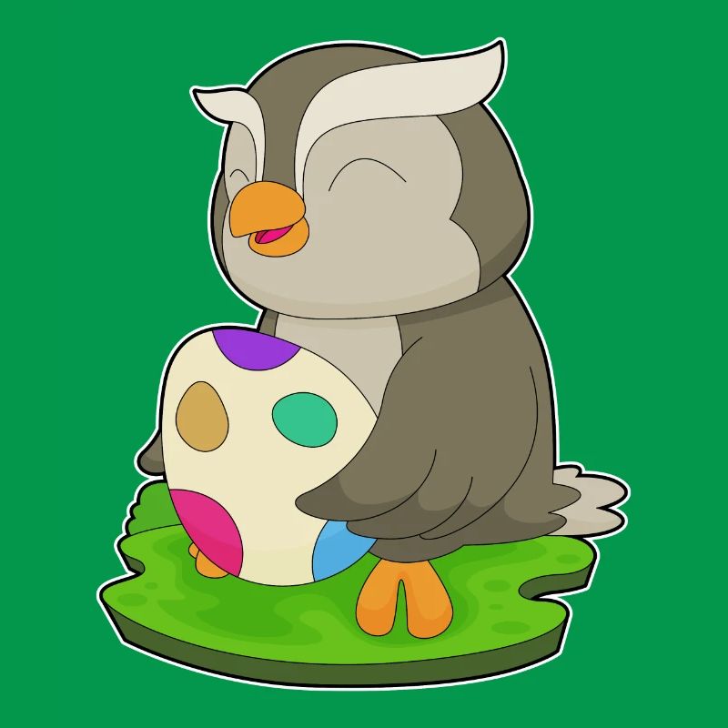 Owl Easter Easter Egg
