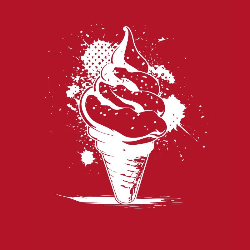 Cornet de crème glacée Dessin