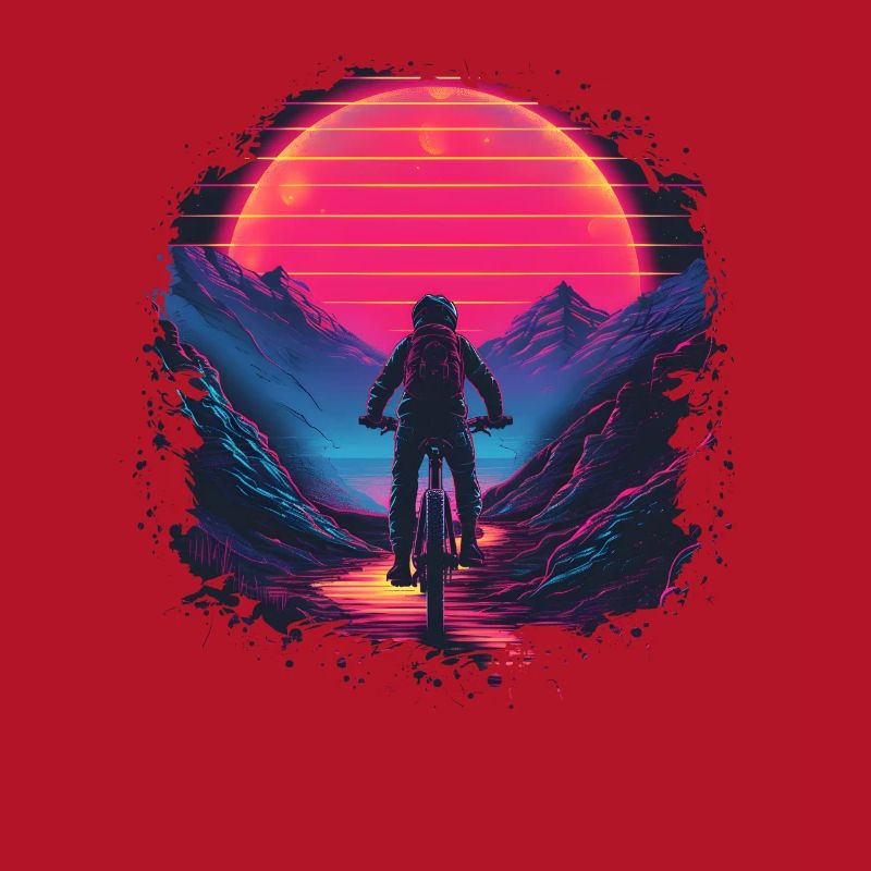Mountain Biking Synthwave