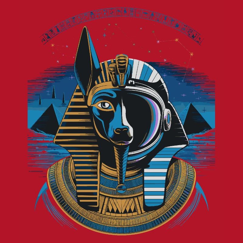 Conception hybride Anubis céleste