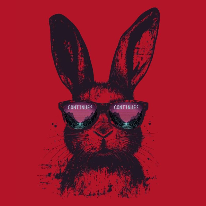 Bunny Sunglasses Retro Synthwave Gaming Gift