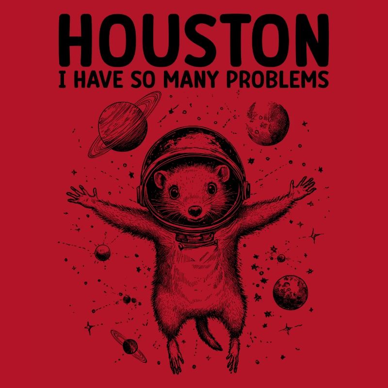 Houston I Have So Many Problems Opossum Universe