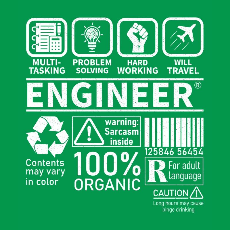 engineer multitasking problem solving hard working