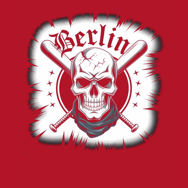 Conception d’épées croisées crâne de Berlin