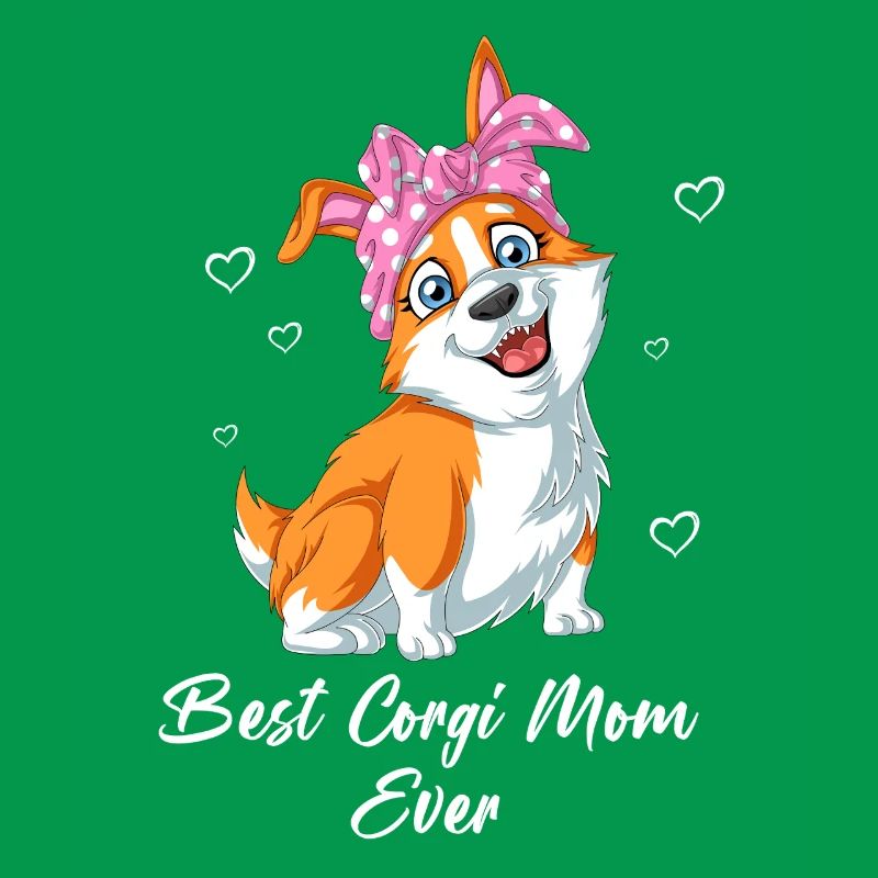 Süße Corgi Mama Statement Muttertagsgeschenk
